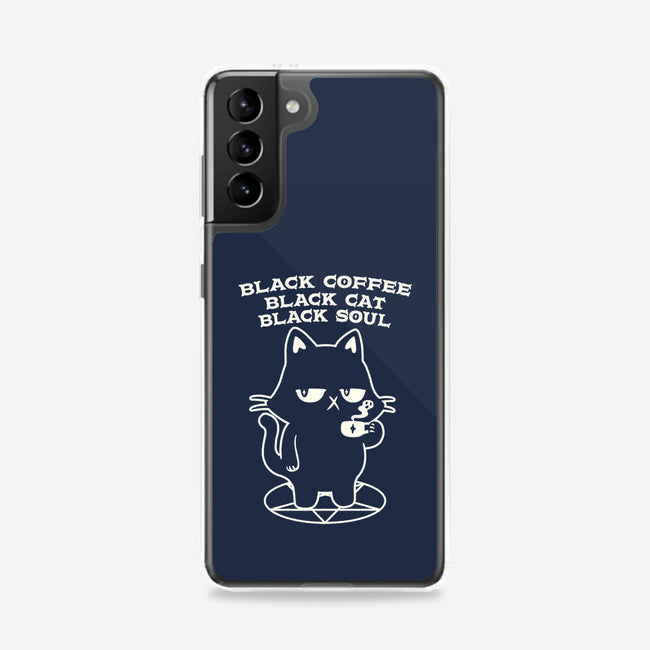 Black Cat Black Soul-Samsung-Snap-Phone Case-tobefonseca