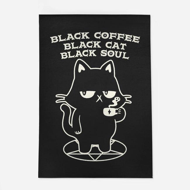 Black Cat Black Soul-None-Outdoor-Rug-tobefonseca