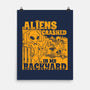 Aliens Crashed In My Backyard-None-Matte-Poster-Boggs Nicolas