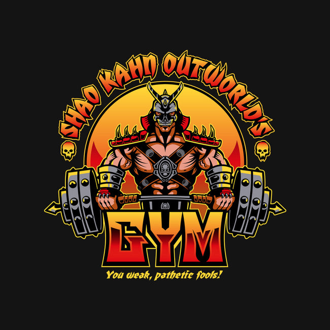 Outworld's Gym-None-Glossy-Sticker-demonigote