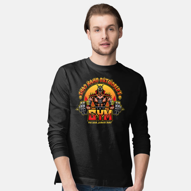 Outworld's Gym-Mens-Long Sleeved-Tee-demonigote