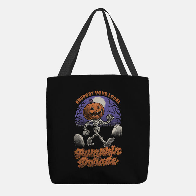 Halloween Pumpkin Parade-None-Basic Tote-Bag-Studio Mootant