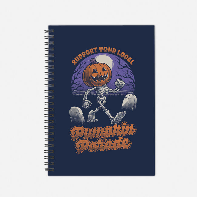 Halloween Pumpkin Parade-None-Dot Grid-Notebook-Studio Mootant