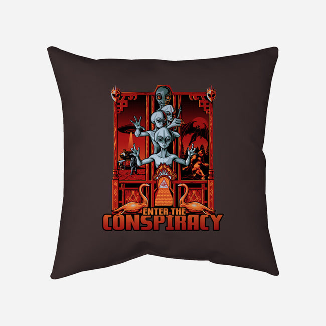 Enter The Conspiracy-None-Removable Cover w Insert-Throw Pillow-daobiwan