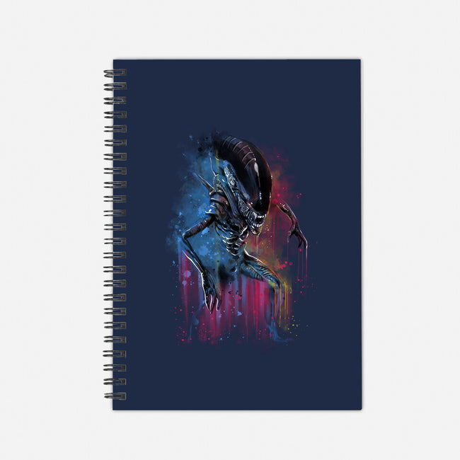 Alien Watercolor-None-Dot Grid-Notebook-zascanauta