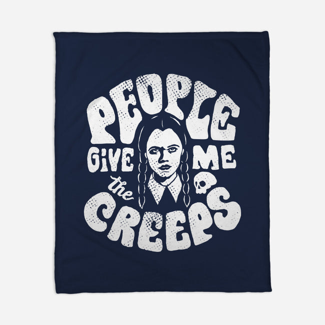 People Give Me The Creeps-None-Fleece-Blanket-MJ