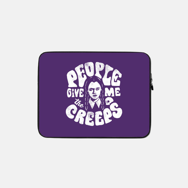 People Give Me The Creeps-None-Zippered-Laptop Sleeve-MJ