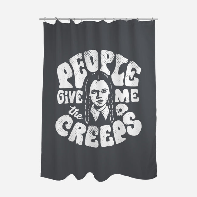 People Give Me The Creeps-None-Polyester-Shower Curtain-MJ