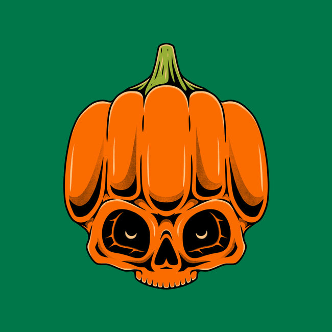 The Pumpkin Skull-Womens-Basic-Tee-Alundrart