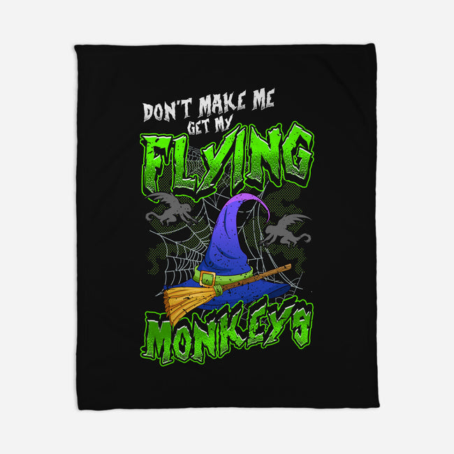 My Flying Monkeys-None-Fleece-Blanket-neverbluetshirts