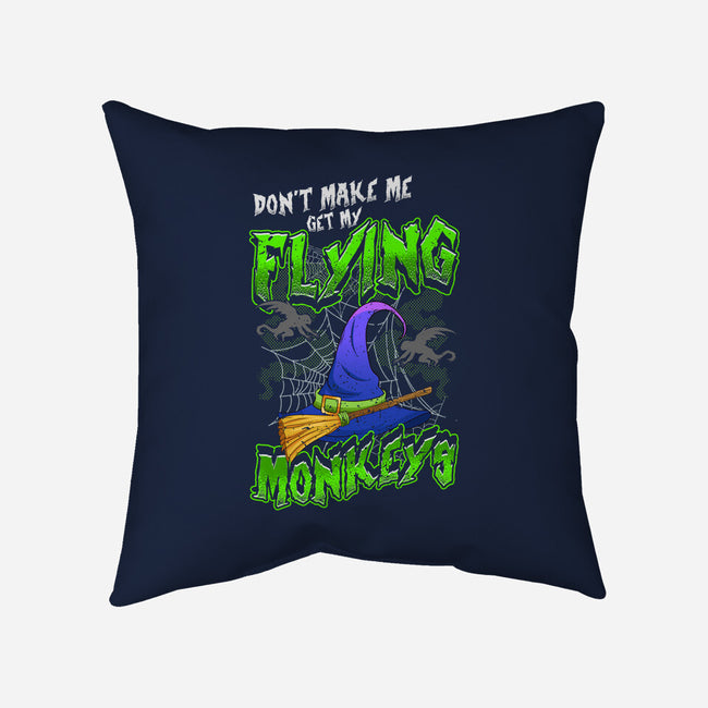 My Flying Monkeys-None-Removable Cover-Throw Pillow-neverbluetshirts