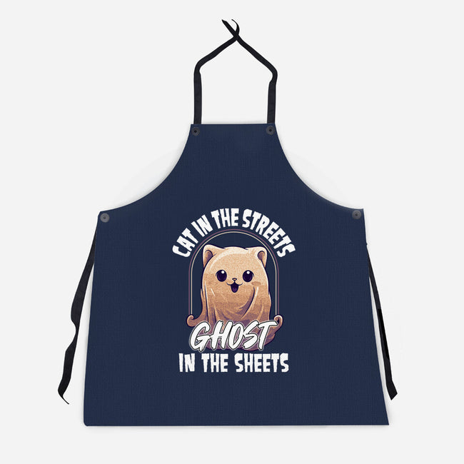 Ghost In The Sheets-Unisex-Kitchen-Apron-neverbluetshirts