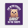 Ghost In The Sheets-None-Stretched-Canvas-neverbluetshirts