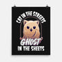 Ghost In The Sheets-None-Matte-Poster-neverbluetshirts