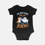 Just Here For The Boop-Baby-Basic-Onesie-neverbluetshirts