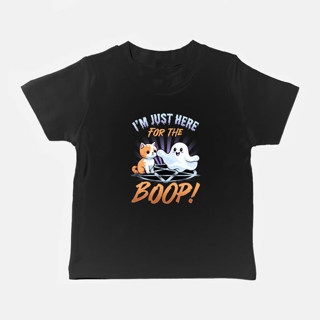 Just Here For The Boop-Baby-Basic-Tee-neverbluetshirts