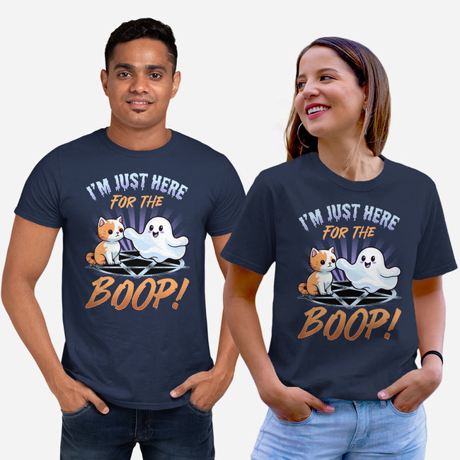 Just Here For The Boop-Unisex-Basic-Tee-neverbluetshirts