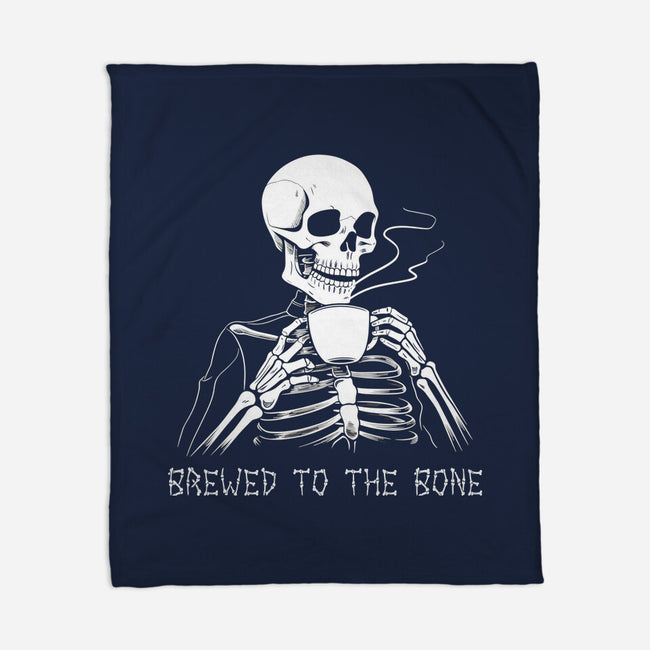 Brewed To The Bone-None-Fleece-Blanket-neverbluetshirts