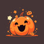 Kawaii Pumpkin Halloween-None-Polyester-Shower Curtain-neverbluetshirts