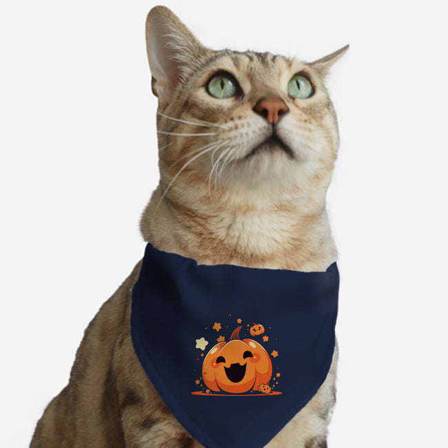 Kawaii Pumpkin Halloween-Cat-Adjustable-Pet Collar-neverbluetshirts
