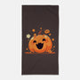Kawaii Pumpkin Halloween-None-Beach-Towel-neverbluetshirts