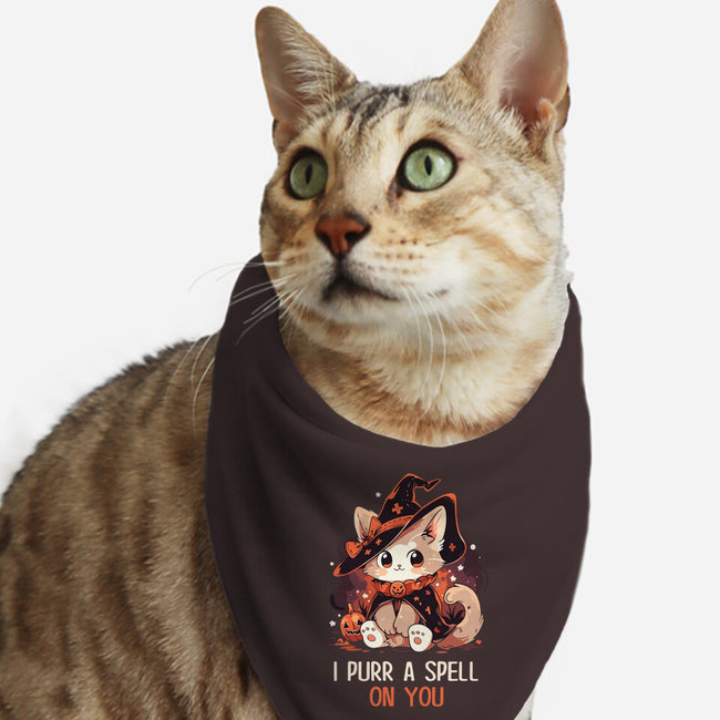 Purr A Spell On You-Cat-Bandana-Pet Collar-neverbluetshirts