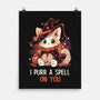 Purr A Spell On You-None-Matte-Poster-neverbluetshirts