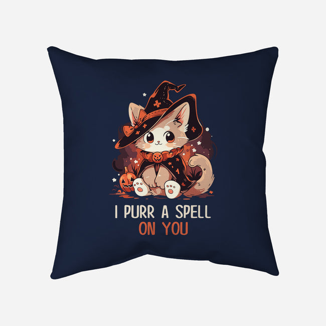 Purr A Spell On You-None-Removable Cover w Insert-Throw Pillow-neverbluetshirts