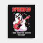 Spookis Ghost Band-None-Stretched-Canvas-neverbluetshirts