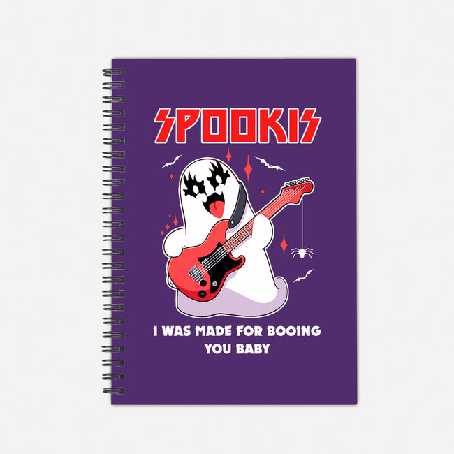 Spookis Ghost Band-None-Dot Grid-Notebook-neverbluetshirts