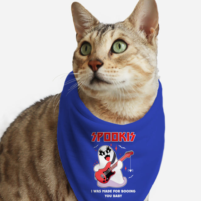 Spookis Ghost Band-Cat-Bandana-Pet Collar-neverbluetshirts