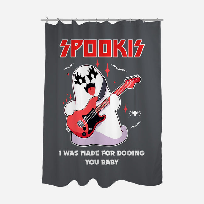 Spookis Ghost Band-None-Polyester-Shower Curtain-neverbluetshirts