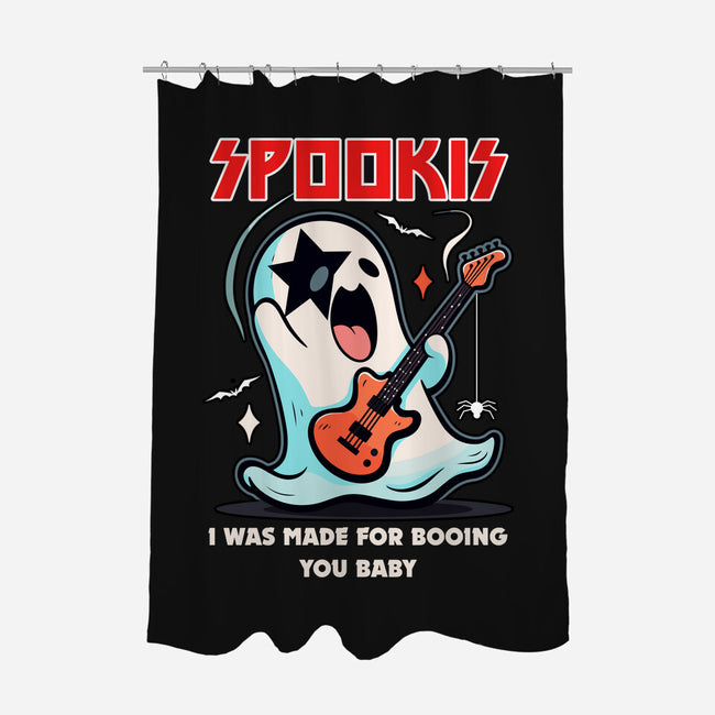 Spookis Ghost Rock And Roll-None-Polyester-Shower Curtain-neverbluetshirts