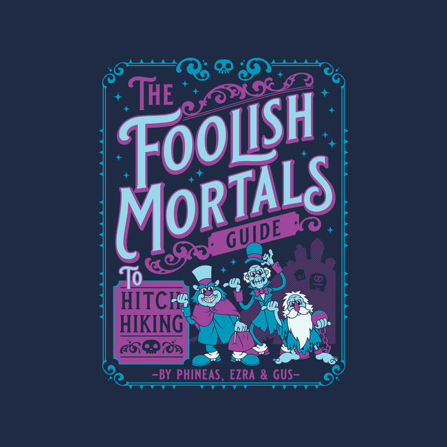 Foolish Mortals Hitchhiking Guide-None-Removable Cover-Throw Pillow-Nemons