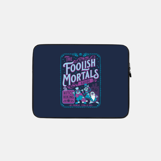 Foolish Mortals Hitchhiking Guide-None-Zippered-Laptop Sleeve-Nemons