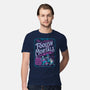 Foolish Mortals Hitchhiking Guide-Mens-Premium-Tee-Nemons