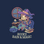 Books Rain And Magic-Womens-Basic-Tee-Geekydog