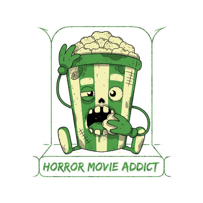 Horror Movie Addict-None-Removable Cover-Throw Pillow-danielmorris1993