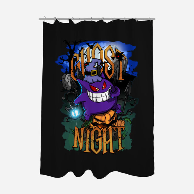 Ghost Night-None-Polyester-Shower Curtain-Diego Oliver