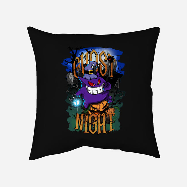 Ghost Night-None-Removable Cover-Throw Pillow-Diego Oliver