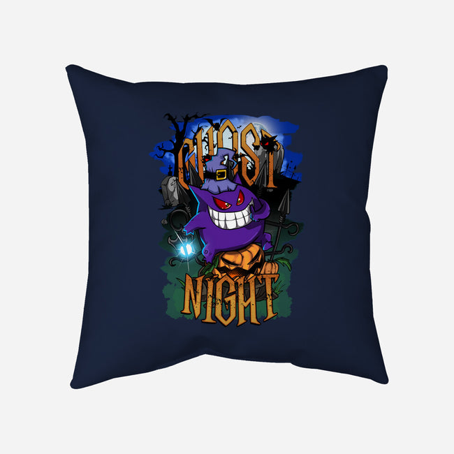 Ghost Night-None-Removable Cover-Throw Pillow-Diego Oliver