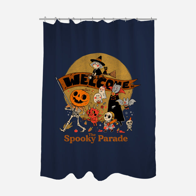 Spooky Parade-None-Polyester-Shower Curtain-ppmid
