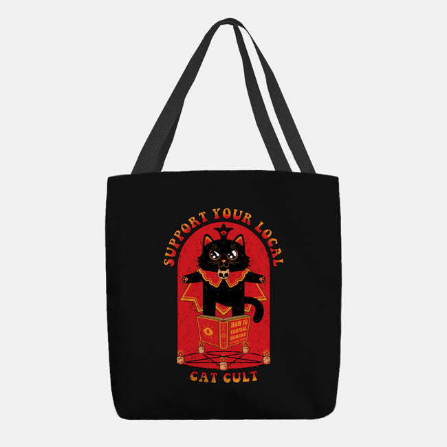 Support Your Local Cat Cult-None-Basic Tote-Bag-danielmorris1993