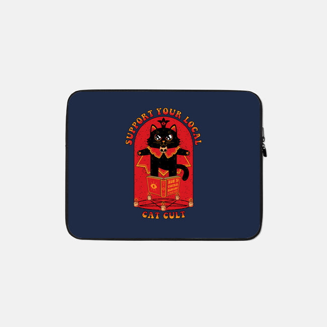 Support Your Local Cat Cult-None-Zippered-Laptop Sleeve-danielmorris1993
