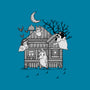 Bluey Haunted House-Unisex-Kitchen-Apron-JamesQJO