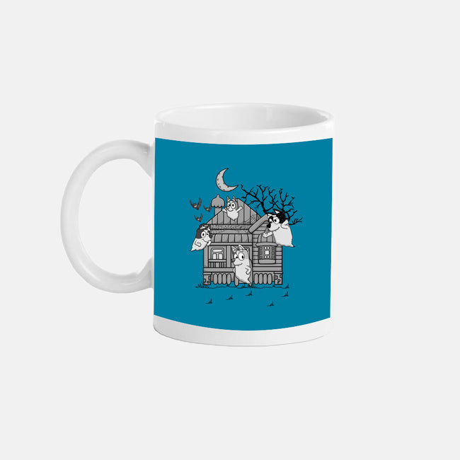 Bluey Haunted House-None-Mug-Drinkware-JamesQJO