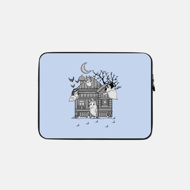 Bluey Haunted House-None-Zippered-Laptop Sleeve-JamesQJO