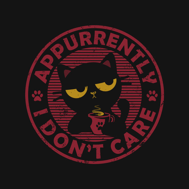 Appurrently I Don't Care-Cat-Basic-Pet Tank-erion_designs