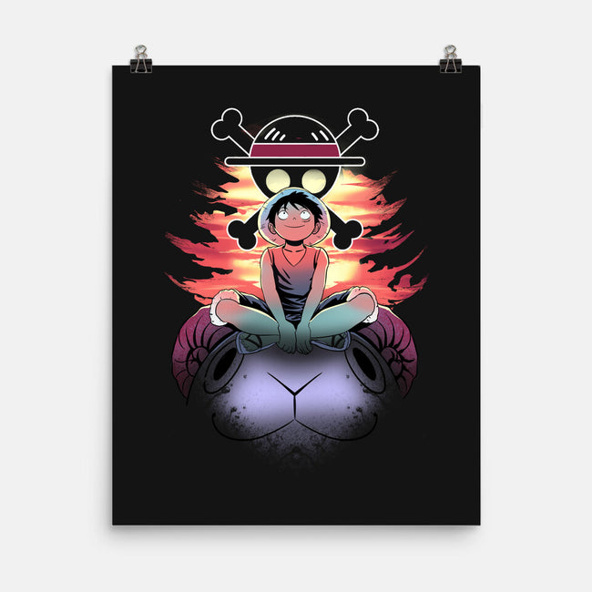 The Future King Of Pirates-None-Matte-Poster-fanfabio
