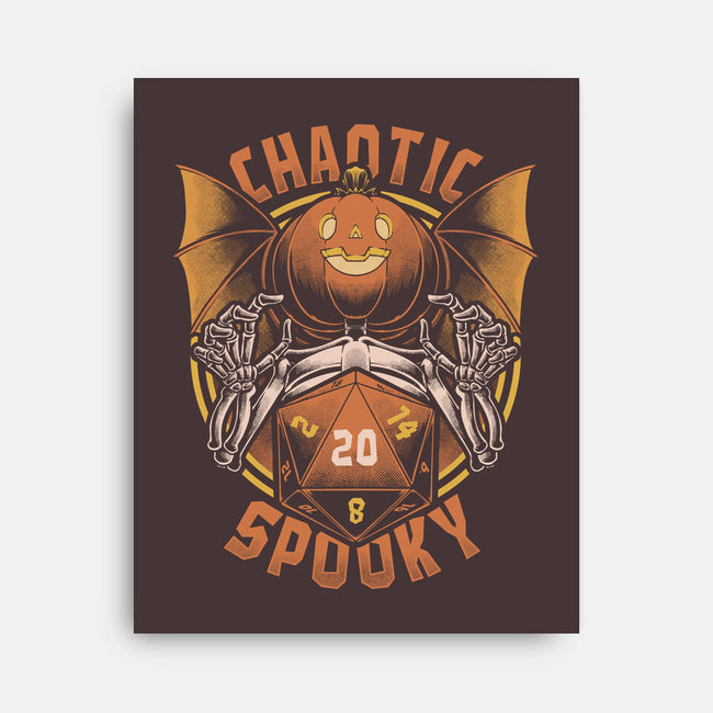 Chaotic Spooky Halloween RPG-None-Stretched-Canvas-Studio Mootant